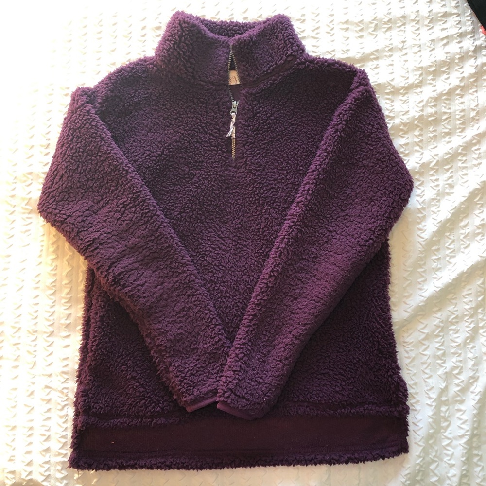 Purple Sherpa Quater-Zip